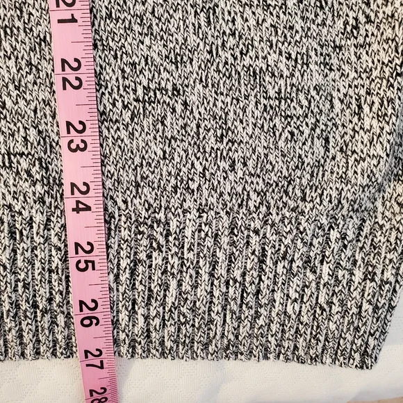 Karen Scott Sweater Womens 2X Pullover 1/4 Zip‎ Gray White Warm Layer Warm XXL - Picture 12 of 13